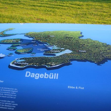 Haus Halligblick, Ferienwohnungen Am Wattenmeer, Whg Hamburger Hallig Dagebüll 外观 照片